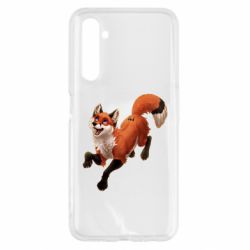 Чохол для Realme 6 Fox in flight