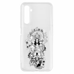 Чехол для Realme 6 Герои Хаяо Миядзаки - PrintSalon