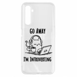 Чехол для Realme 6 Go away i'm introverting - PrintSalon