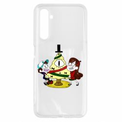 Чехол для Realme 6 Gravity falls: happy new year - PrintSalon