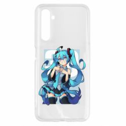 Чехол для Realme 6 Hatsune Miku art - PrintSalon