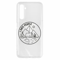 Чехол для Realme 6 I hate people - camper - PrintSalon