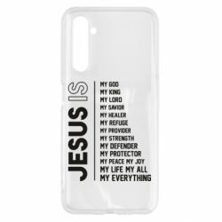 Чехол для Realme 6 Jesus is - PrintSalon