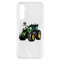 Чохол для Realme 6 John Deere Tractor and logo - PrintSalon