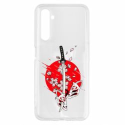 Чохол для Realme 6 katana in sakura - PrintSalon