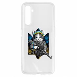 Чехол для Realme 6 Кот военный