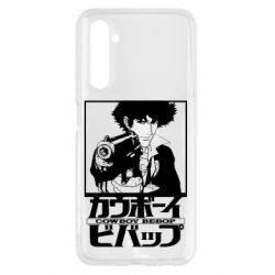 Чехол для Realme 6 Ковбой Бибоп с ружьем - PrintSalon