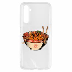 Чехол для Realme 6 Kurama in ramen - PrintSalon