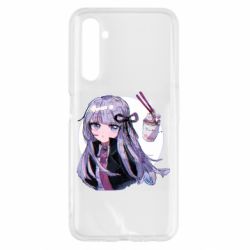 Чехол для Realme 6 Kyoko Kirigiri glitch art - PrintSalon