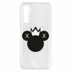 Чехол для Realme 6 Mickey with a crown - PrintSalon