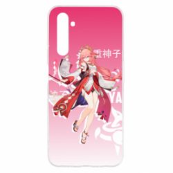 Чохол для Realme 6 Mischievous Yae Miko - PrintSalon