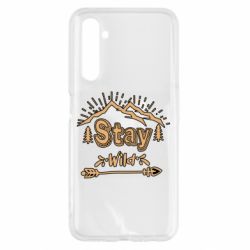 Чехол для Realme 6 Mountains - Stay Wild - PrintSalon