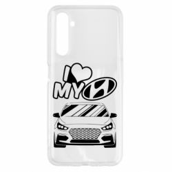 Чехол для Realme 6 Моя любовь Хендай - PrintSalon