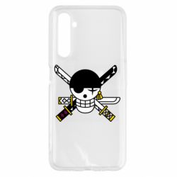 Чехол для Realme 6 One Piece Zoro logo - PrintSalon