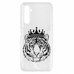 Чехол для Realme 6 Папа-Тигр - PrintSalon