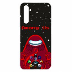Чохол для Realme 6 Pro Among us pixels - PrintSalon