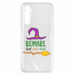 Чехол для Realme 6 Pro Beware cute little witch - PrintSalon