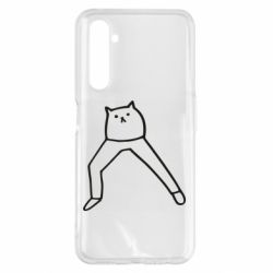 Чехол для Realme 6 Pro Cat in pants - PrintSalon