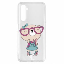 Чехол для Realme 6 Pro Cute bear - PrintSalon