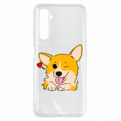 Чехол для Realme 6 Pro Cute Corgi Puppy - PrintSalon