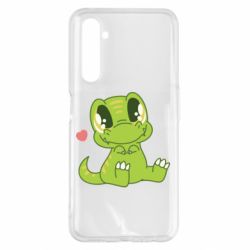 Чехол для Realme 6 Pro Cute dinosaur - PrintSalon