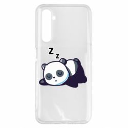 Чехол для Realme 6 Pro Cute panda sleeping - PrintSalon