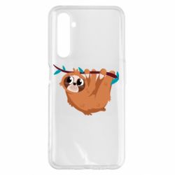Чехол для Realme 6 Pro Cute sloth - PrintSalon
