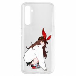 Чехол для Realme 6 Pro Genshin Impact Amber - PrintSalon