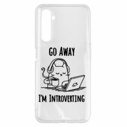 Чехол для Realme 6 Pro Go away i'm introverting - PrintSalon