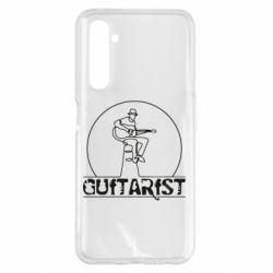 Чехол для Realme 6 Pro Guitar player. - PrintSalon