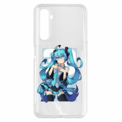 Чехол для Realme 6 Pro Hatsune Miku art - PrintSalon