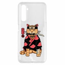 Чехол для Realme 6 Pro Japanese Akatsuki cat - PrintSalon