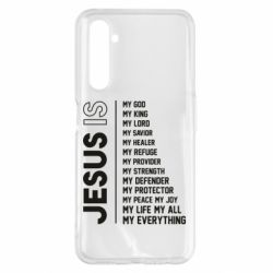 Чехол для Realme 6 Pro Jesus is - PrintSalon