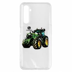 Чохол для Realme 6 Pro John Deere Tractor and logo - PrintSalon