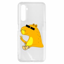 Чехол для Realme 6 Pro Капибара Программист - PrintSalon