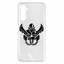 Чехол для Realme 6 Pro Kratos silhouette - PrintSalon