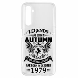 Чехол для Realme 6 Pro Легенды рождаются. Ваш месяц год рождения (англ.) - PrintSalon