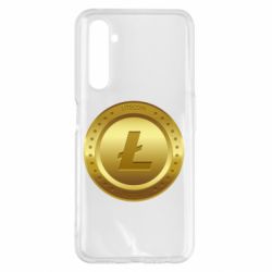 Чехол для Realme 6 Pro Litecoin coin - PrintSalon