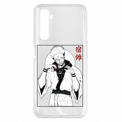 Чехол для Realme 6 Pro Магическая битва аниме - PrintSalon