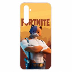 Чехол для Realme 6 Pro Meowscles and logo - PrintSalon