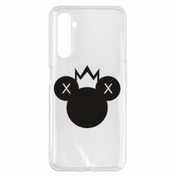 Чехол для Realme 6 Pro Mickey with a crown - PrintSalon