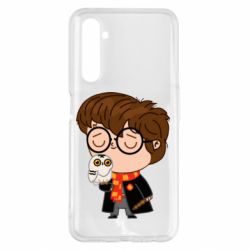 Чехол для Realme 6 Pro Милый Гарри с совой - PrintSalon
