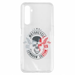 Чехол для Realme 6 Pro Moto skull - PrintSalon