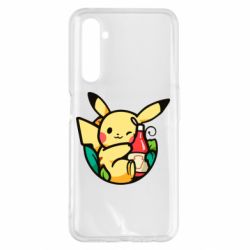 Чехол для Realme 6 Pro Pikachu with ketchup - PrintSalon