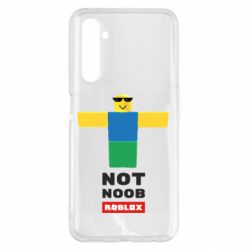 Чехол для Realme 6 Pro Roblox Not Noob - PrintSalon
