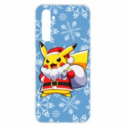 Чохол для Realme 6 Pro Santa Claus Pikachu - PrintSalon
