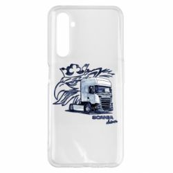 Чехол для Realme 6 Pro Scania watercolor art - PrintSalon