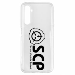 Чохол для Realme 6 Pro SCP logo text - PrintSalon