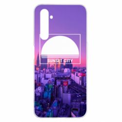 Чохол для Realme 6 Pro Sunset city - PrintSalon