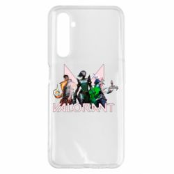 Чехол для Realme 6 Pro Valorant characters